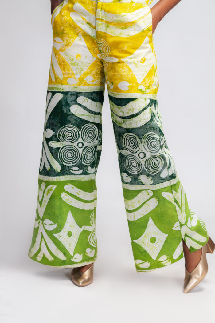 Dwennimmen Trousers - Yellow & Green - Image 2