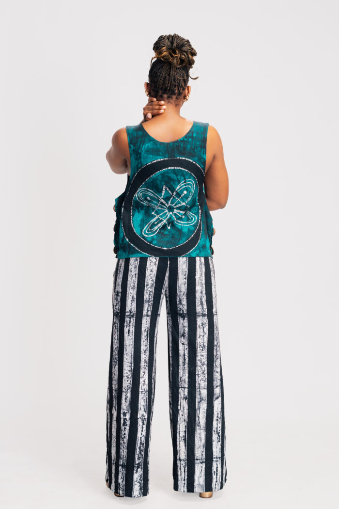 Aladdin Pants -  Black & White - Image 2