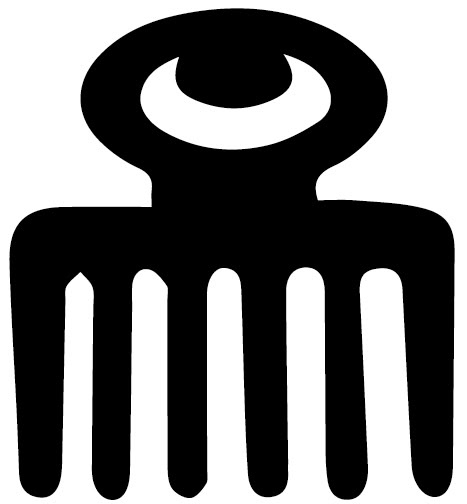 The Duafe Adinkra Symbol Worn By Poets
