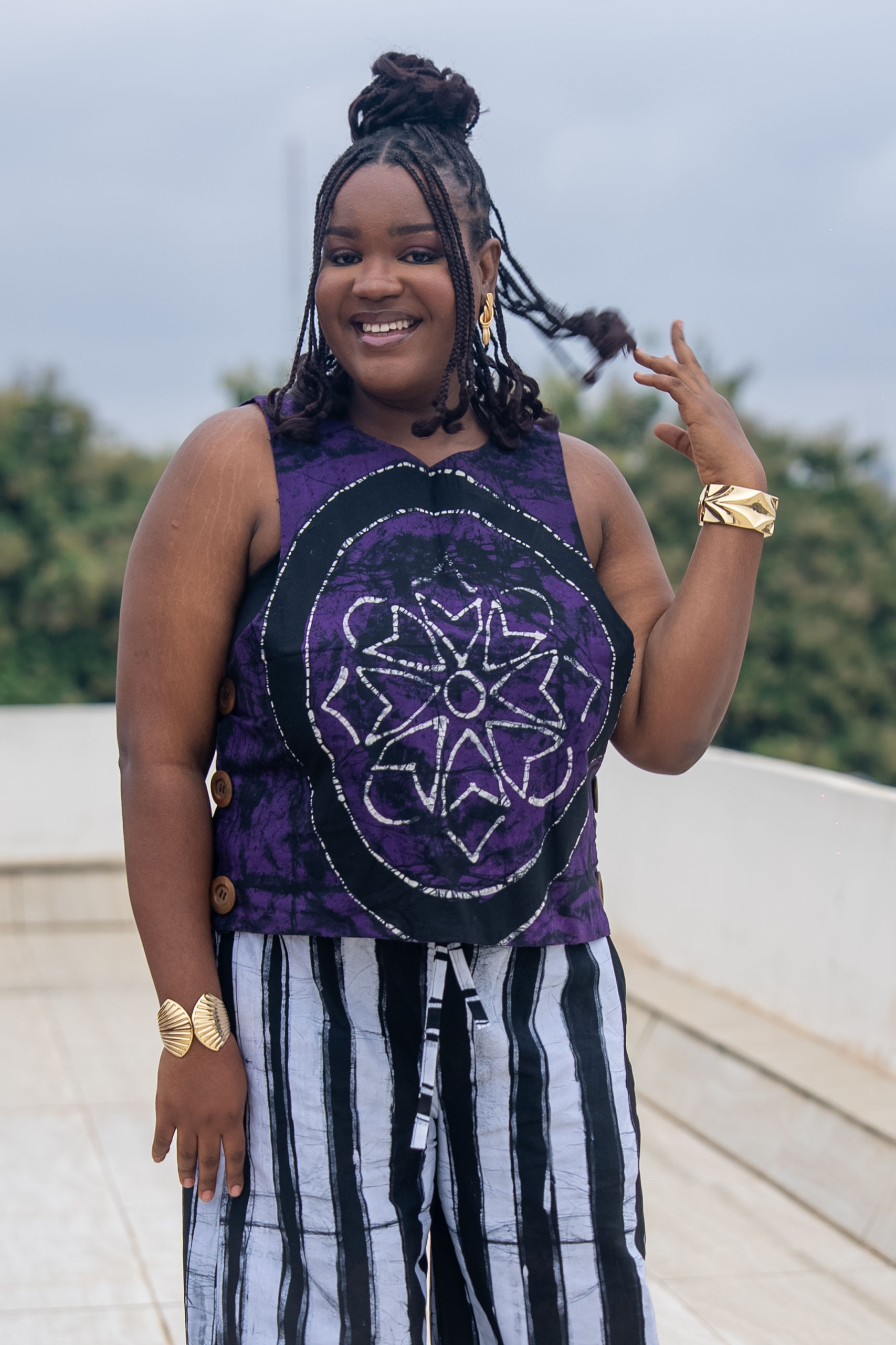 Untitled design (17) Classic Back Top - Purple - Image 1