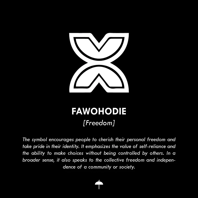 The Fawohodie Adinkra Symbol