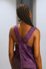 X-Back Top - Purple