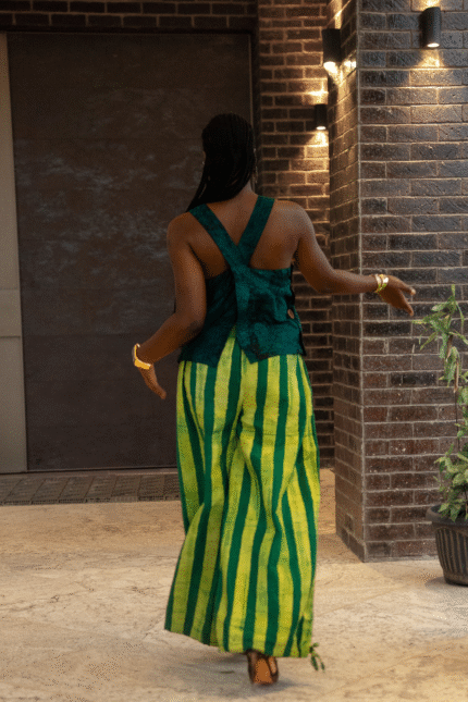X Back Top - Green