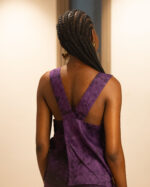 X-Back Top - Purple - Image 5